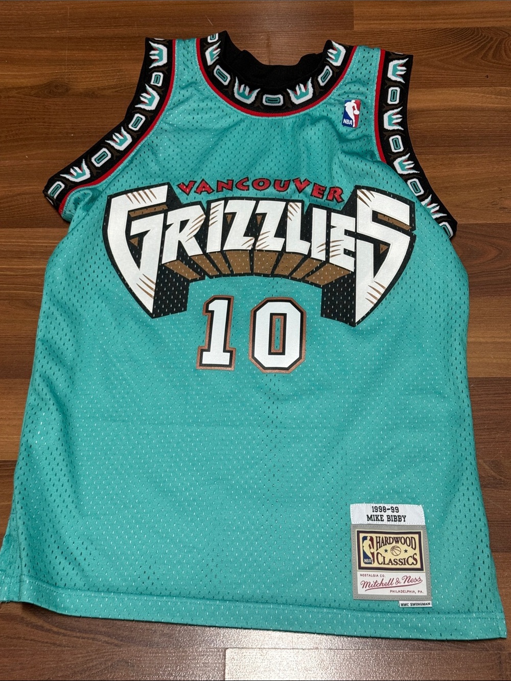 Mike Bibby Mitchell Ness 98 99 Grizzlies Jersey